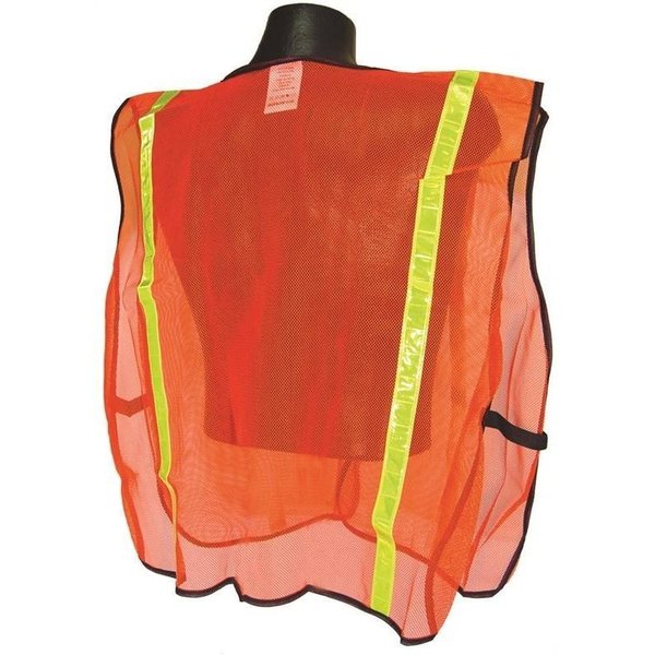 Radwear Vest Safe Mesh Org 1In 2X/5X SVO1
